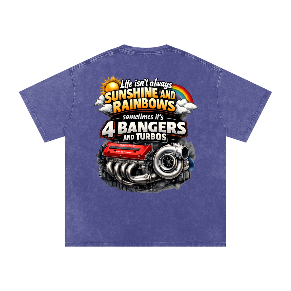 4 Bangers and Turbos Vintage T-Shirt