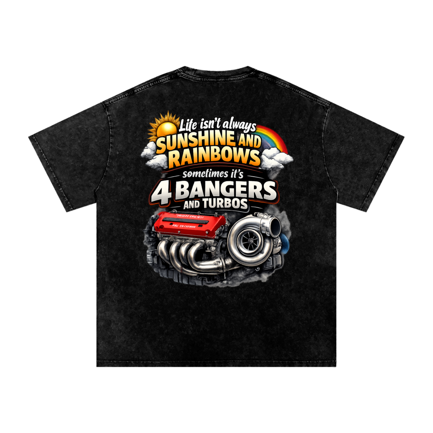 4 Bangers and Turbos Vintage T-Shirt