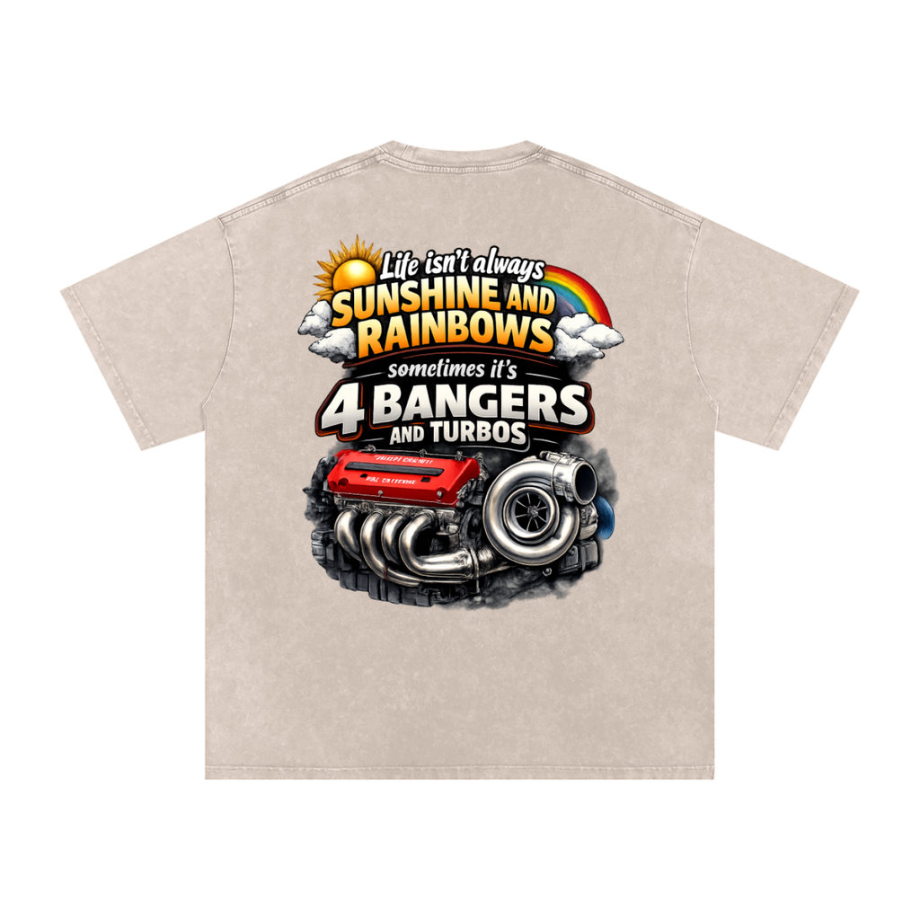 4 Bangers and Turbos Vintage T-Shirt