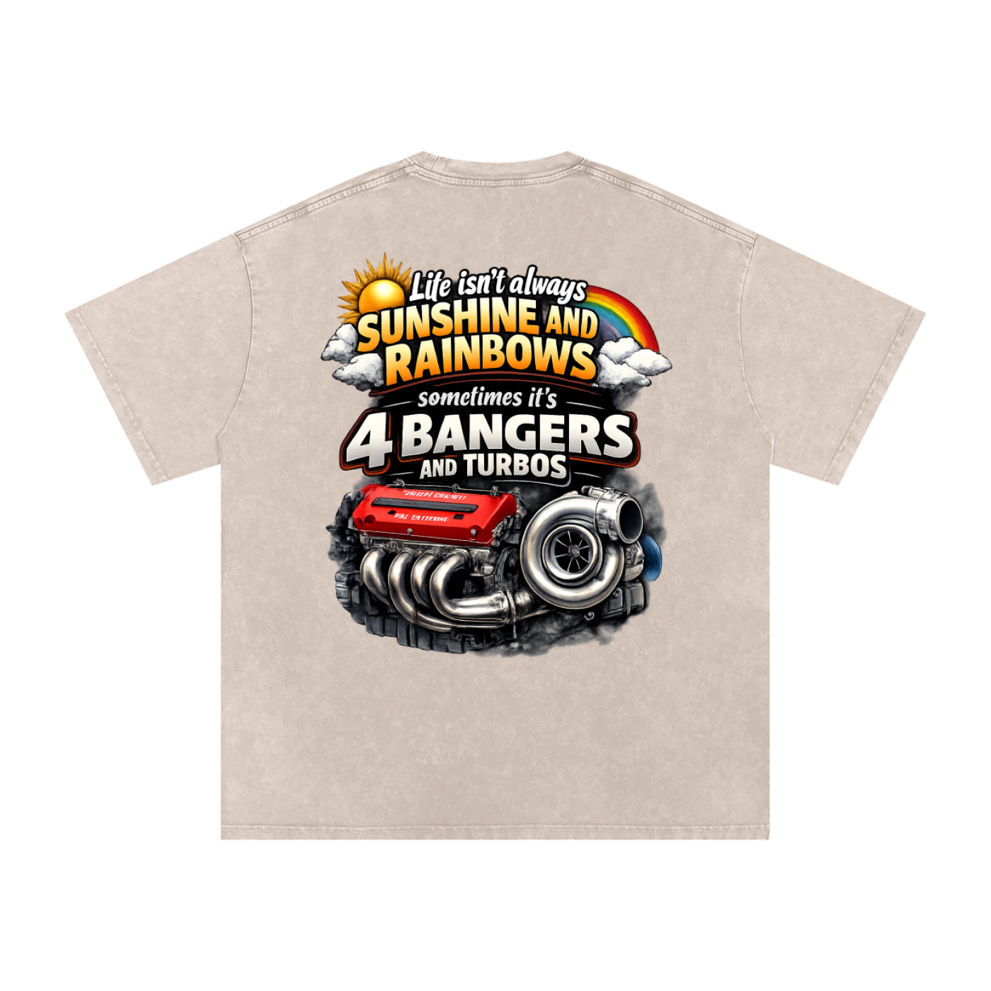 4 Bangers and Turbos Vintage T-Shirt